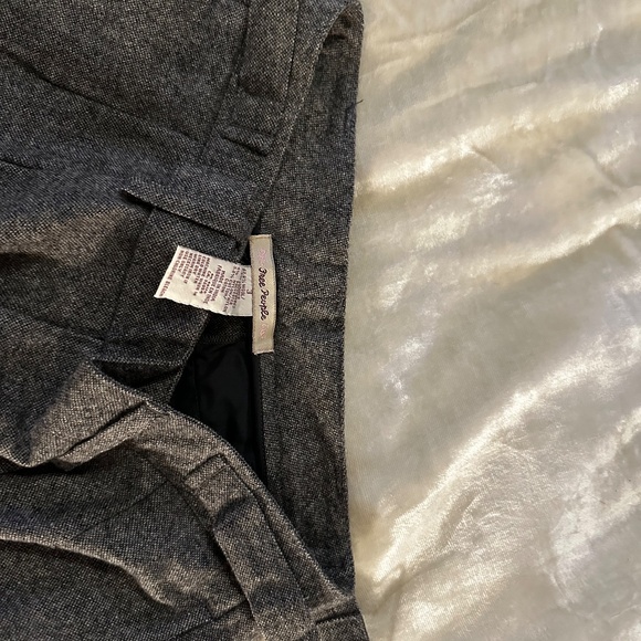 Vintage Free People WOOL buckle waist trousers Gray - Picture 12 of 16
